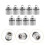 18 Pcs Mini Led Flashlight Battery Powered Keychain Pendant 8
