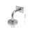2 Pack Chrome Bannister Brackets Railing Armrest Elder 11
