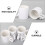 2Pcs Soccer Mugs White Coffee Milk Cups Beverage Containers 9