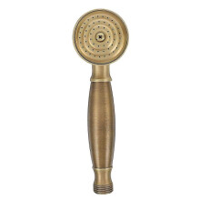 Vintage Shower Head Telephone Shape Shower Head High-pressure Spray Members Golden 1Set