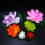 12 Pcs Simulation Half Open Lotus Flower Pond Decor 11