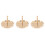 3Pcs Copper Incense Press Mold Cone Tool Diy 4