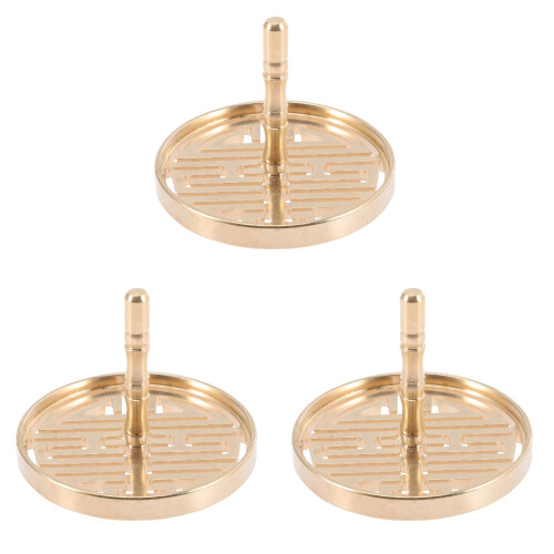 3Pcs Copper Incense Press Mold Cone Tool Diy 1