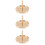 3Pcs Copper Incense Press Mold Cone Tool Diy 8