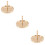 3Pcs Copper Incense Press Mold Cone Tool Diy 9