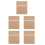 5 Sets Replacement Canvas For Outdoor Director Chair 7