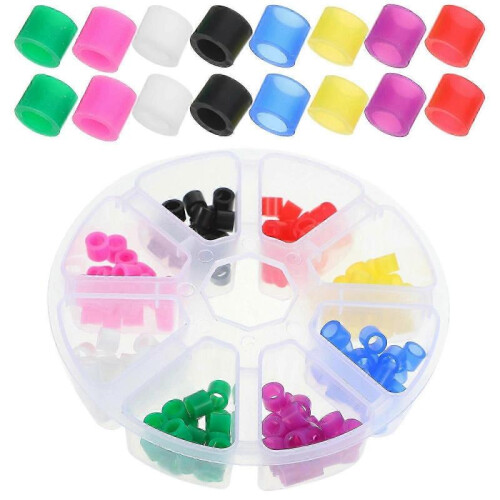 160pcs Medical Instruments Code Rings Silicone Dental Code Rings for Hospital