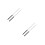 2 Pairs Metal Drum Sticks Mallets Percussion Accessory 6