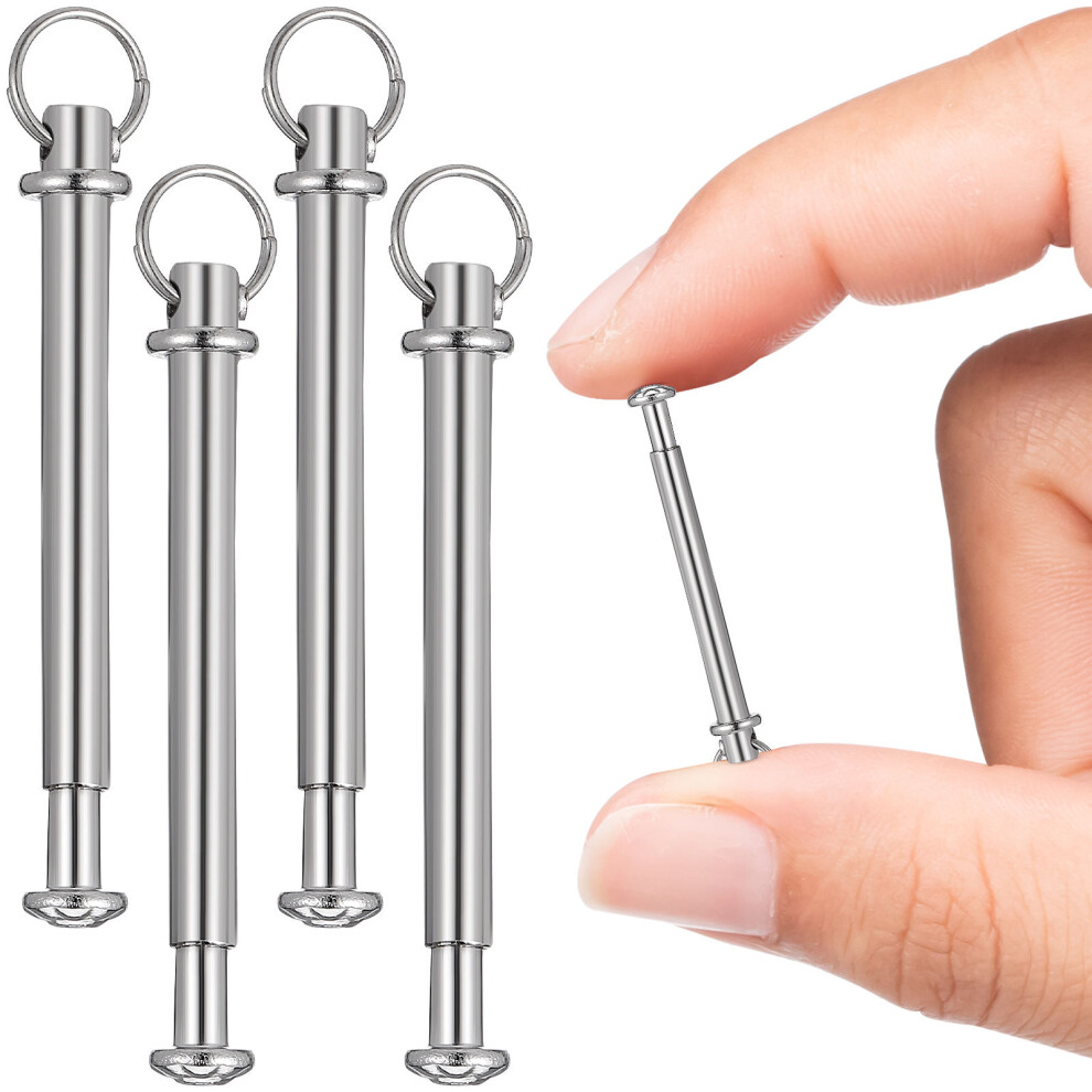 10Sets Durable Stainless Steel Folding Fan Rivet And Nut Repair Kit 033578391447