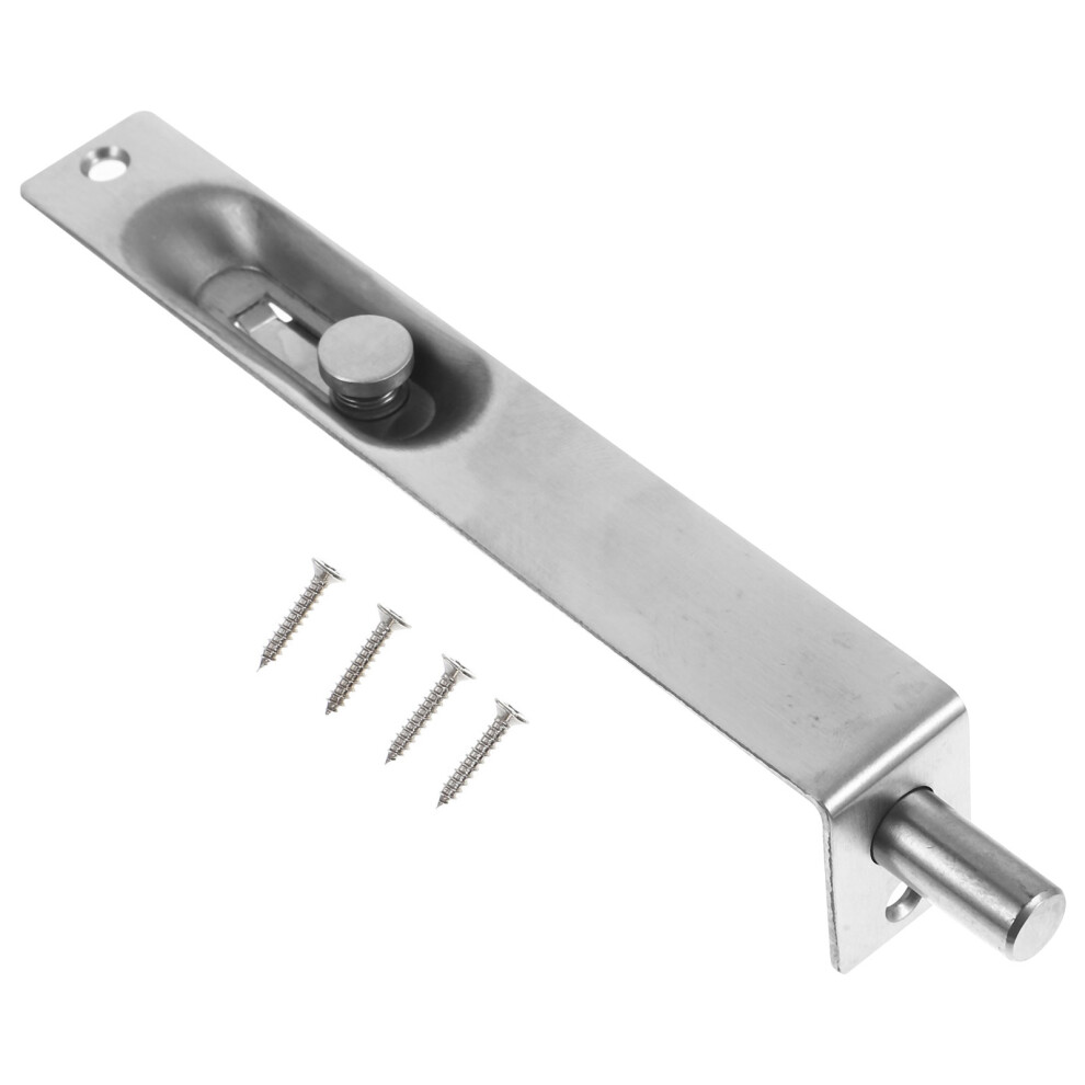 4Pcs Flush Bolt Latches Door Security Lock Lever Stainless Steel 033578391584