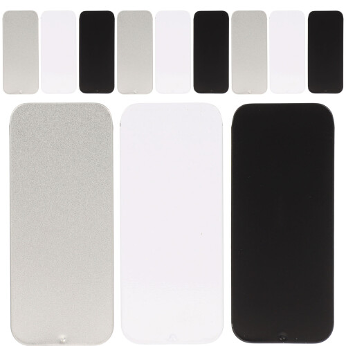 2 Pieces Iron Storage Box Small Boxes With Lids Metal Containers 1