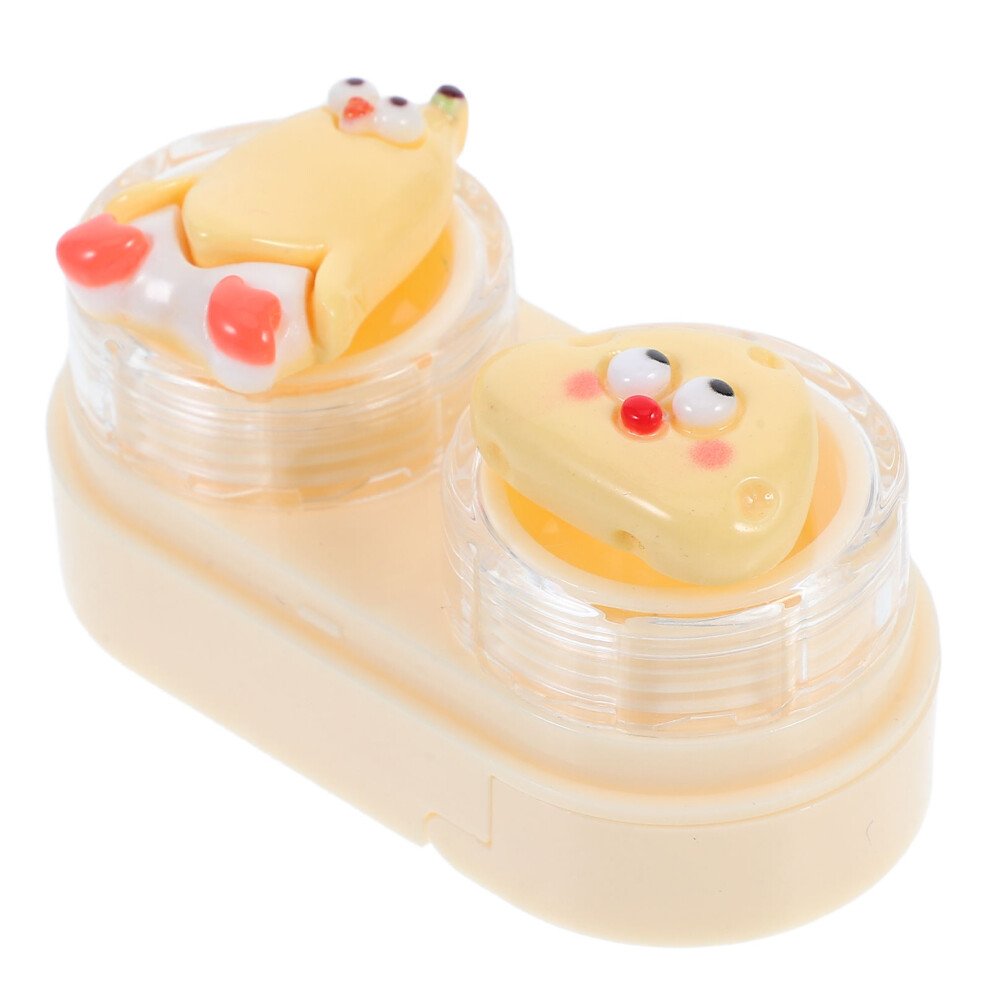 Aboofan 2Pcs Cute Cartoon Case With Tweezers And Applicator
