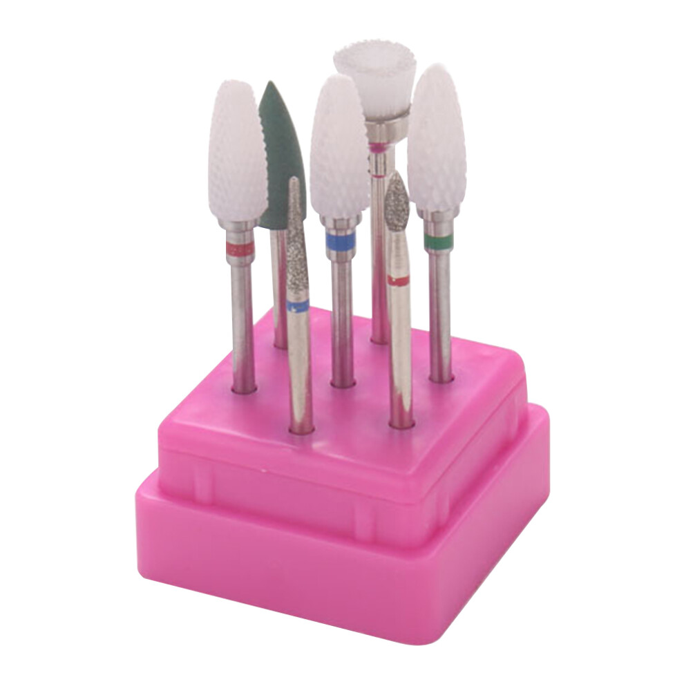 Villcase 7Pcs Polisher Sharpening Brush Nail Art Polishing