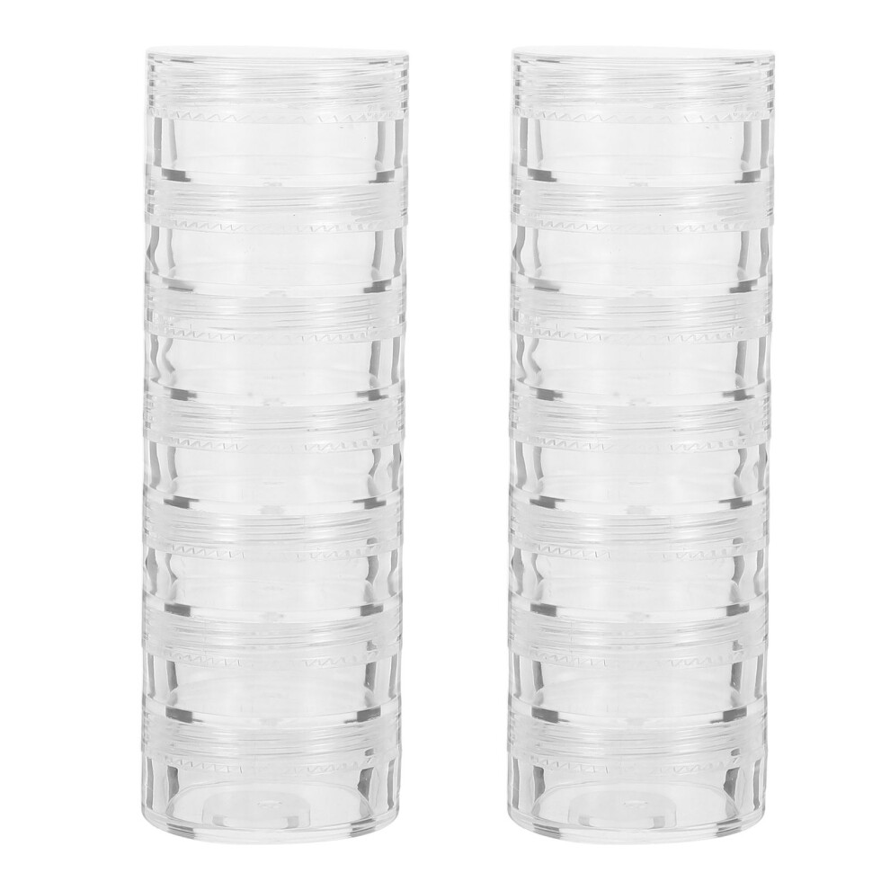Villcase 4 Pcs Medicine Holder Medication Organizer Am For Travel Cosmetic
