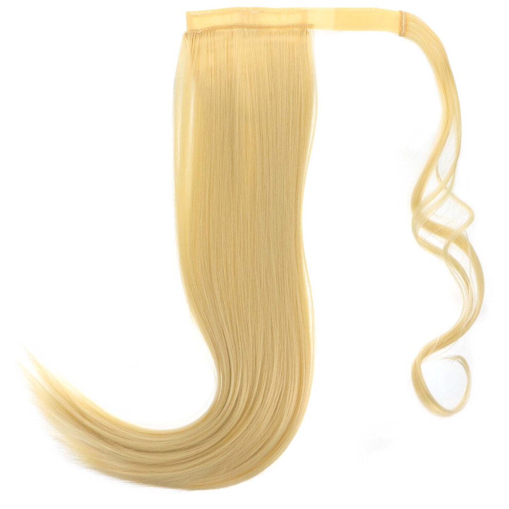 Villcase Unisex 2 Pieces Wig Ponytail Miss Woman Curly Hair Extension Wavy Hairpiece