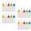 60 Pcs Needle Tip Glue Bottle Precision Applicator With Lids 3