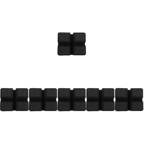 6 Pcs Bench Press Assistant Home Abdominal loss Exerciser Black 2