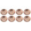 8 Pcs Carbon Steel Round Mini Pie Baking Molds For Egg Tart Pudding 2