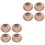8 Pcs Carbon Steel Round Mini Pie Baking Molds For Egg Tart Pudding 3