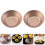 8 Pcs Carbon Steel Round Mini Pie Baking Molds For Egg Tart Pudding 8