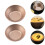 8 Pcs Carbon Steel Round Mini Pie Baking Molds For Egg Tart Pudding 10
