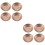 8 Pcs Carbon Steel Round Mini Pie Baking Molds For Egg Tart Pudding 6