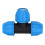 40mm PE Plastic Tee Connector Water Pipe Fitting 1