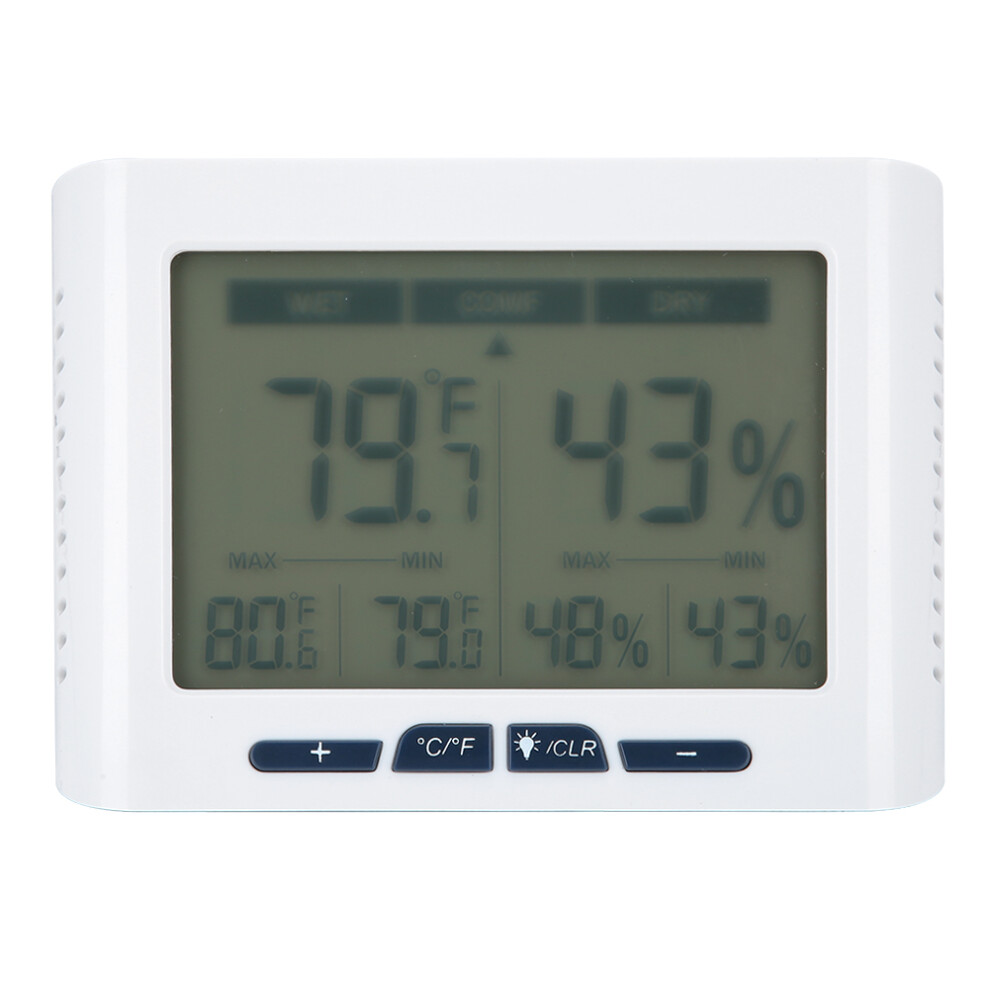 Digital Indoor Thermometer Hygrometer Temperature Humidity Monitor