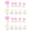 2Sets Soft Silicone Toe Spacers Multi Color Nail Polish Toe Separators 11