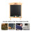 4Sets Small Multi Wooden Blackboard for Memo, Note, and DIY Crafting 9