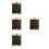 4Sets Small Multi Wooden Blackboard for Memo, Note, and DIY Crafting 11
