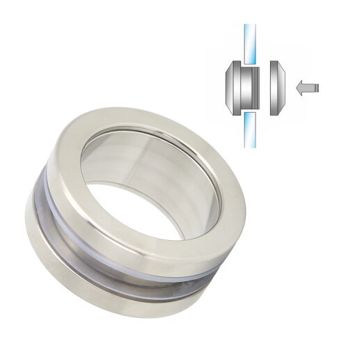 Stainless Steel Round Handle Glass Door Pull Knob 2