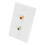 Multi Functional 2 RCA Wall Plate Panel 5