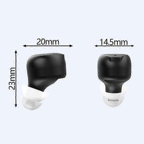 1pair Rechargeable Semi-In-Ear Hearing Aid Semi-In-Ear 2