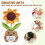 (B)Handmade Positive Soft Huggable Sunflower Doll, Teacher Appreciation Gift 4