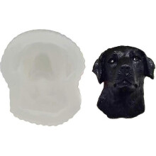 3D Labrador Dog Silicone Cake Mold for Fondant, Chocolate, and Soap