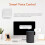 WiFi Smart Thermostat Temperature Controller Weekly Programmable Supports Touch Control-3A Black 4
