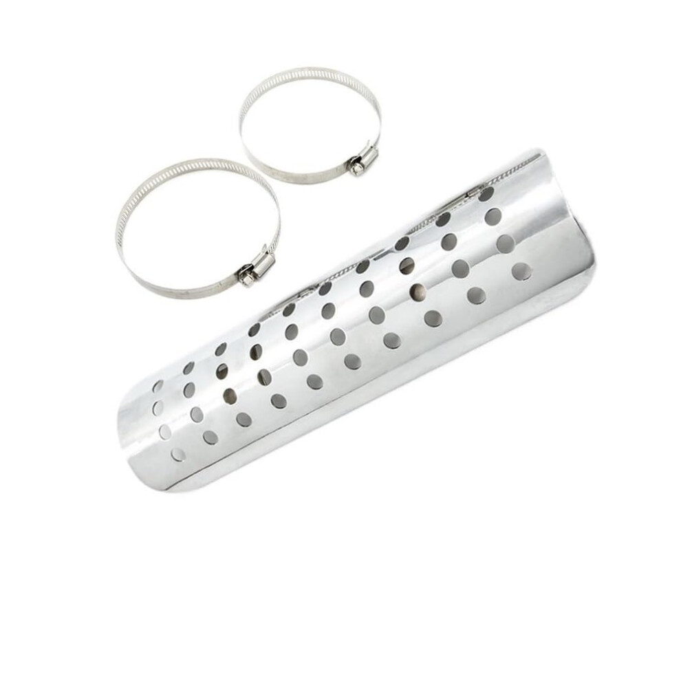 Exhaust Cover Heat Shield For Motorcycle Muffler, Exhaust Guard, Silencer Pipe Protector, Black 9354506117955
