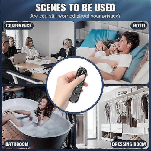 Hidden Camera Detectors, Devices Detector, GPS Detector, Eavesdropper Detector, 6 Levels Sensitivity, 10H Working Time 1