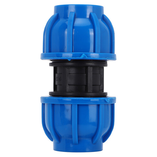 4Pcs PE Plastic 32mm Straight Connector Water Pipe Adapter 1