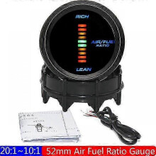 (Only Gauge)2" 52mm Air Fuel Ratio Gauge 20:1~10:1 Auto Car AFR Meter Narrowband Oxygen Sensor 0258006028 for All Gasoline Car 12V