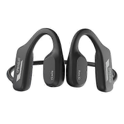 (Black) Openear Bone X2 IP68 Waterproof Bone Conduction Bluetooth Headphones with 8G Memory for Swimming 1