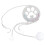3Pcs Silver Dog Memorial Ornament Window Decoration 1