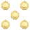 5Pcs Copper Eight Diagrams Mirror Blessing Decor For Home 11