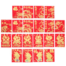 72 Pcs Chinese New Year Red Envelopes Dragon Design