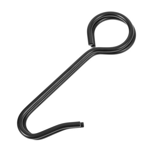 4Pièces Crochet Cible Noir Acier Lavable Support Fort Suspendu 1
