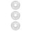 3Pcs Ceiling Medallion Cover Plate For Canopy Light 10