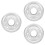 3Pcs Ceiling Medallion Cover Plate For Canopy Light 8