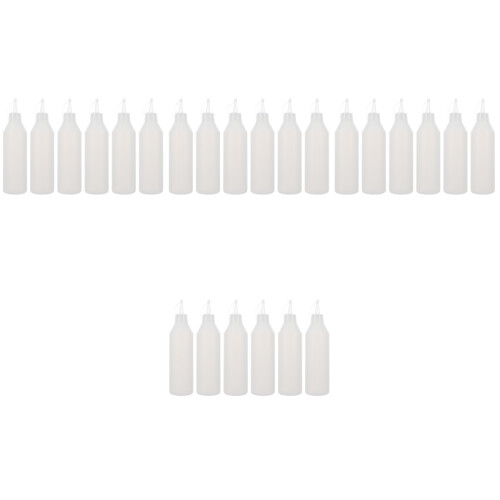 24 Pcs 500ml White Tip Plastic Precision Applicator Bottles 2