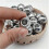 Stainless Steel Piercing Replacement Balls, M20 Ball Head Screw, Diameter: 4